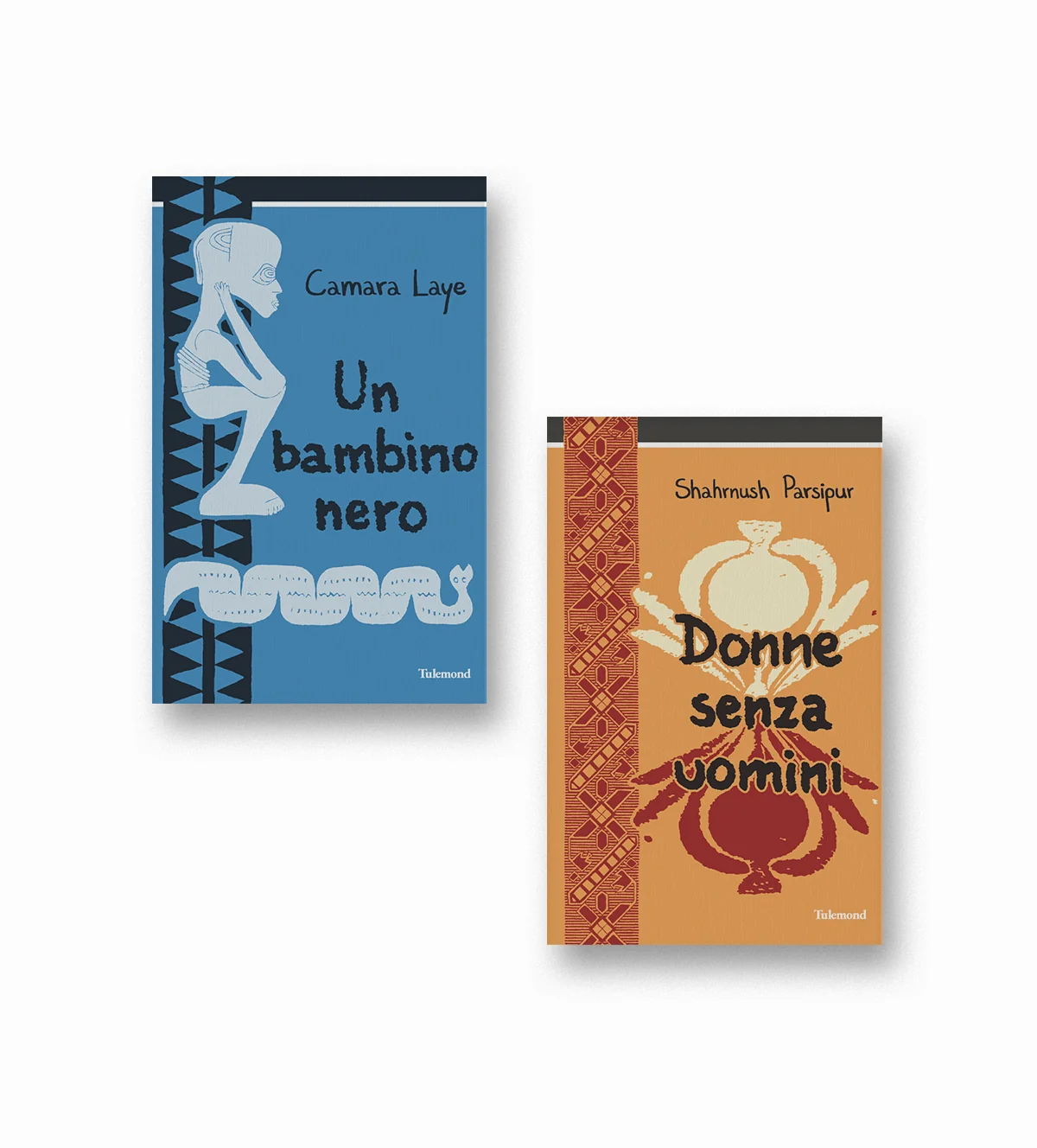 Copertine dei due libri del percorso di lettura dedicato ai libri più amati della casa editrice